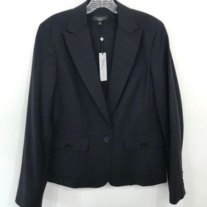 Talbots Kate Fit Blazer NWT Navy Size 10 Jacket